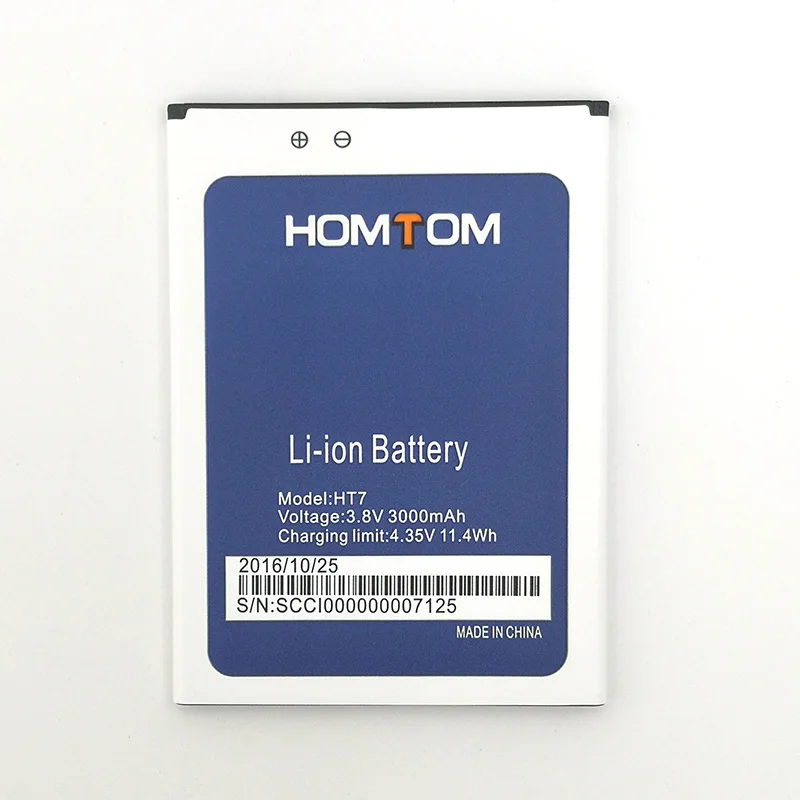 

NEW 3000mAh Battery For HOMTOM HT7/HT7 PRO Moble Phone+Tracking Number