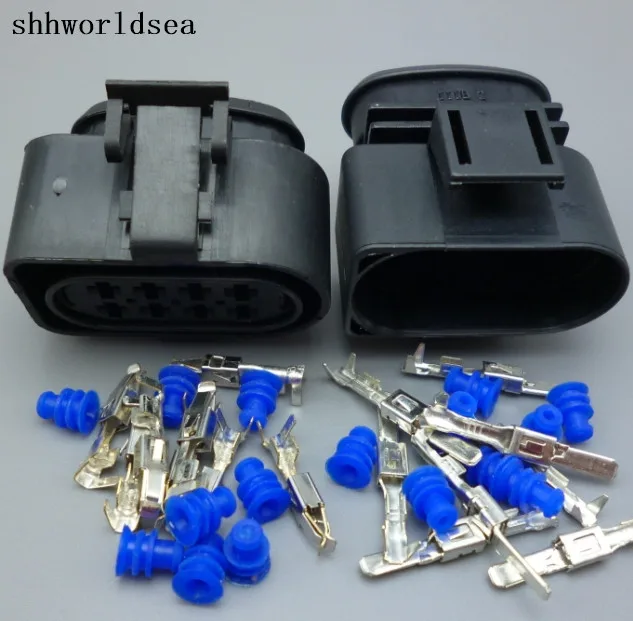 Worldgolden, 8 контактов, 3,5 мм, 3A0 973 834 3A0 973 734, женский и мужской разъем 3A0973834 3A0973734, автомобильные электрические разъемы для VW