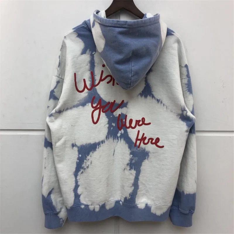 Трэвиса Скотта Astroworld толстовка с капюшоном для мужчин и женщин 3D принт Tie dye wish you're here Astroworld пуловер