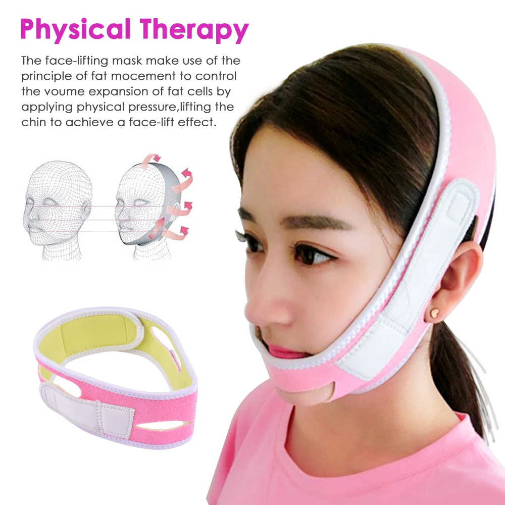 

Facial Slimming Bandage V-Shape Lift Up Belt Reduce Double Chin Face Thining Belt Facial Anti Wrinkle Strap Face Care Tools
