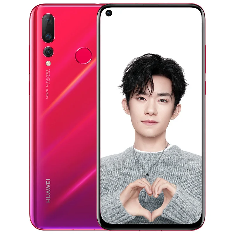 Смартфон HUAWEI nova 4, 6,4 дюймов, полноэкранный, nova 4 Kirin 970, Восьмиядерный телефон, 8 Гб ram, микроинтеллектуальный i7 Android 9,0