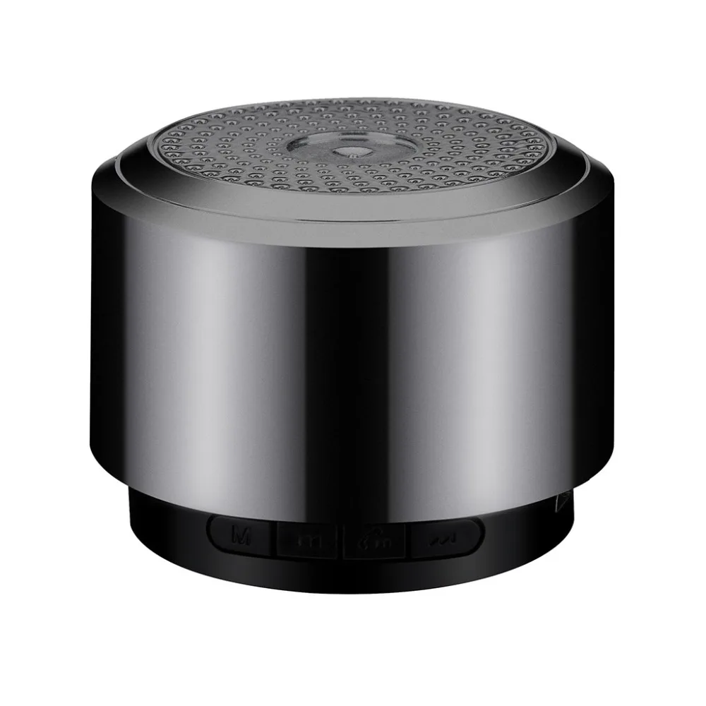 Мини Bluetooth динамик USB СВЕТОДИОДНЫЙ светильник беспроводной портативный музыкальный сабвуфер небольшой изготовлен с металлическим корпусом, высокое качество