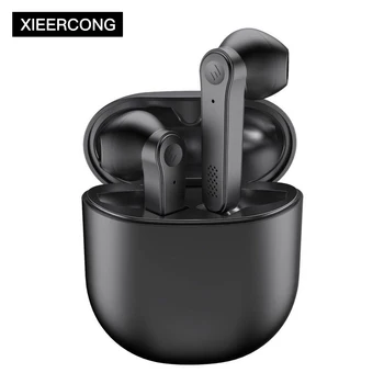 

New TWS wireless Bluetooth earphone sport bass for iphone xiaomi with microphones Touch headset 9D surround V5.0 chip