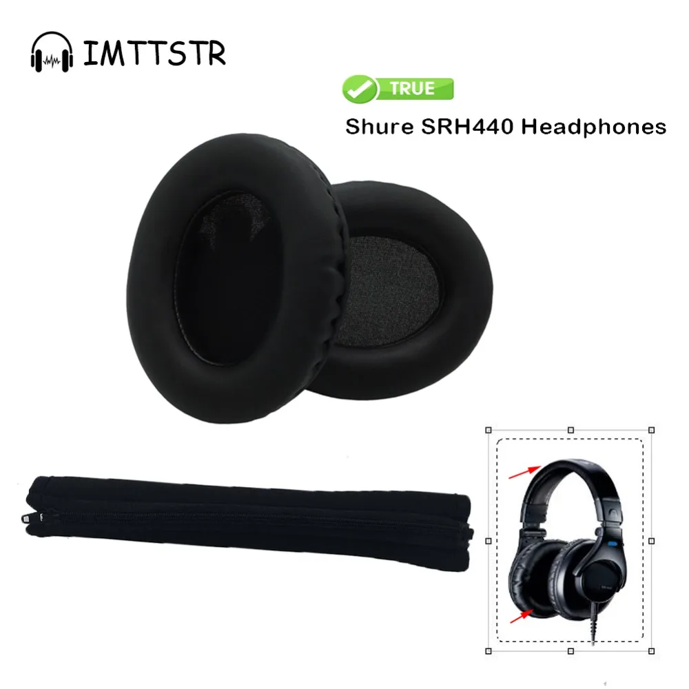 Whiyo-Sleeve-Earmuff-Replacement-Ear-Pads-Cushion-Cover-Earpads-Pillow-for-Shure-SRH440-Headphones