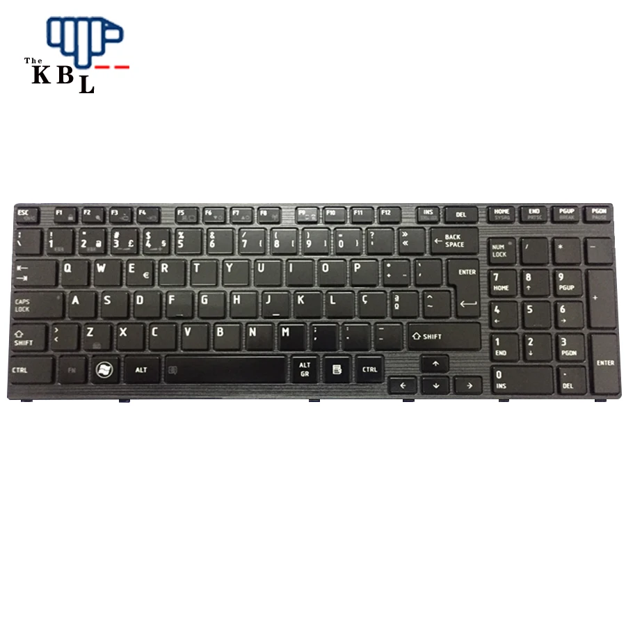 Новый португальский язык для Toshiba Satellite P755 P770 P775 P750 P750D клавиатура с подсветкой