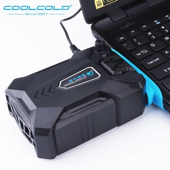 

COOLCOLD gaming laptop cooler Portable Notebook usb cooling fan Air Extracting Game Style Notebook Cooler For All Size Laptop