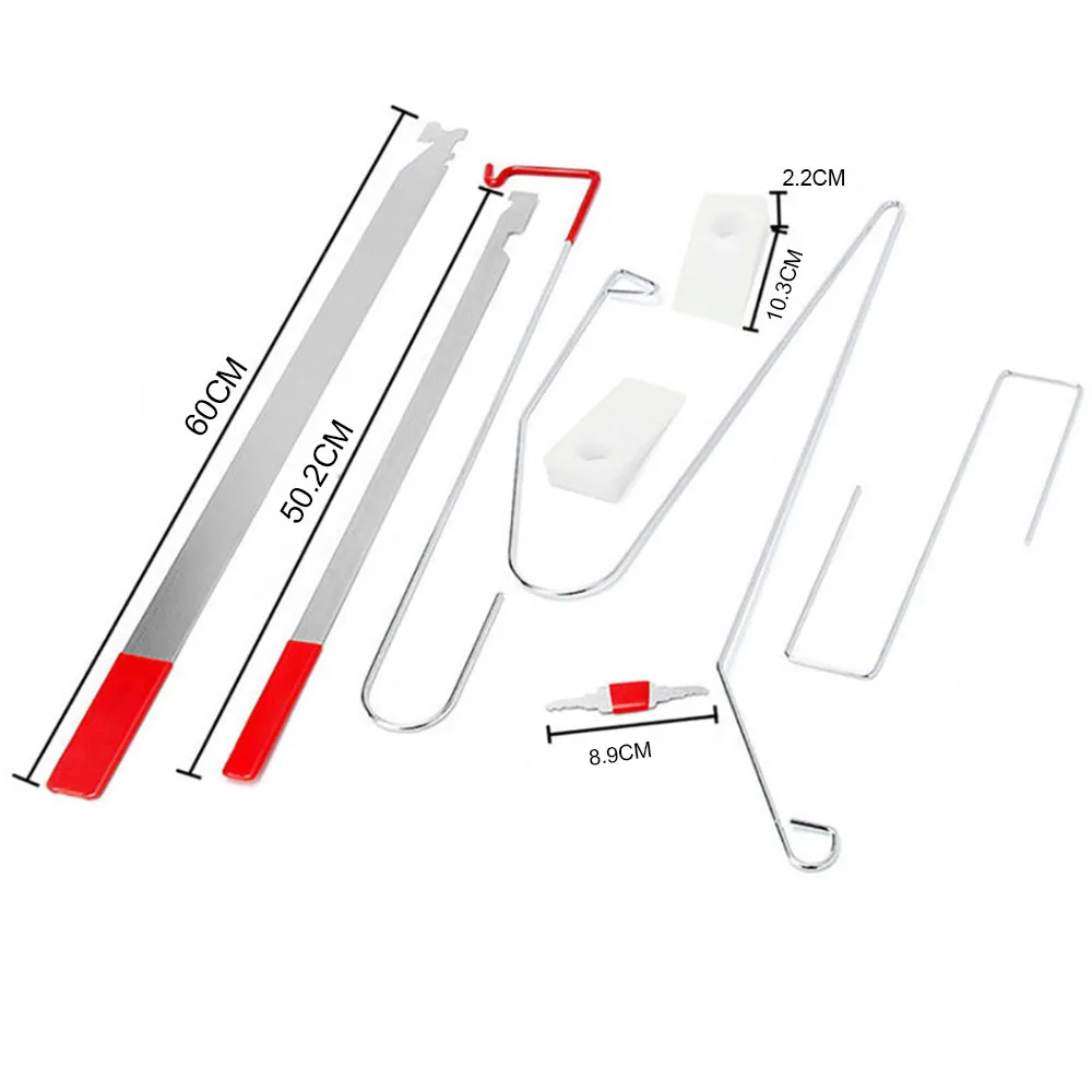 9 шт. Универсальный Автомобильный Замок аварийный набор инструментов разблокировка двери открытый инструмент специальные инструменты для
