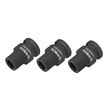 

uxcell 3 Pcs 1/2-Inch Drive by 11mm Shallow Impact Socket, Cr-Mo, 6-Point, Metric