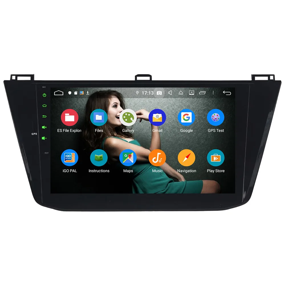 Klyde 10," ips 4G Android 9,0 Восьмиядерный 4 Гб ОЗУ 64 Гб ПЗУ DSP автомобильный DVD мультимедийный плеер стерео для Volkswagen Tiguan L