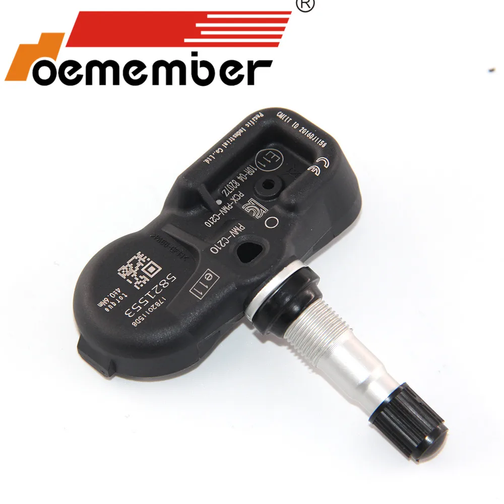 Oember 4 шт. датчик давления в автомобильных шинах 42607-02031 TPMS система мониторинга 42607-30071 для Toyota 42607-30070 42607-42020 433 МГц