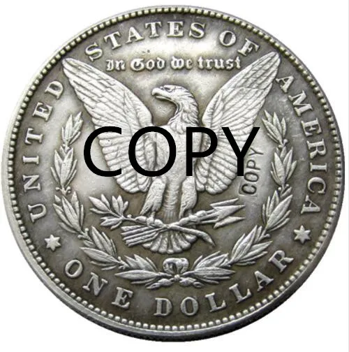 Morgan Dollar 1893 P/CC/O/S год американские посеребренные реплики декоративные монеты