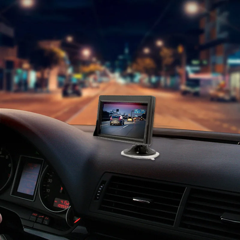 

5 Inch Monitor Rear View Car Truck Parking IR Night Vision Reversing Camera Security System OD889