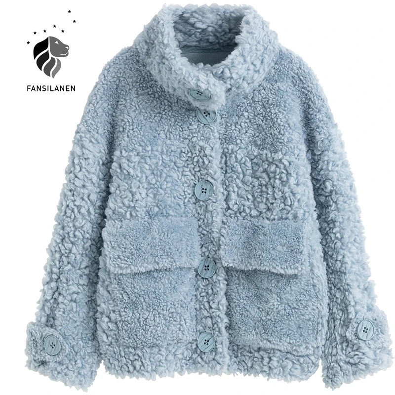 FANSILANEN Lamb Fur double-faced fur coat Women