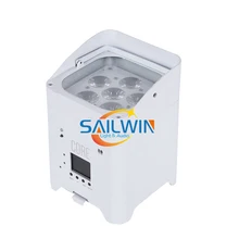 Sailwin Light Мини мобильное приложение Smart DJ светодиодный UPLIGHT 6*18 Вт 6в1 RGBAW УФ батарея светодиодный сценический мигающий свет