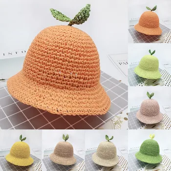 

Summer Baby Cartoon Kids Boy Girl Breathable Hat Straw Hat Bucket Fisherman Cap Sun Hat Summer Bucket Hat Caps Children
