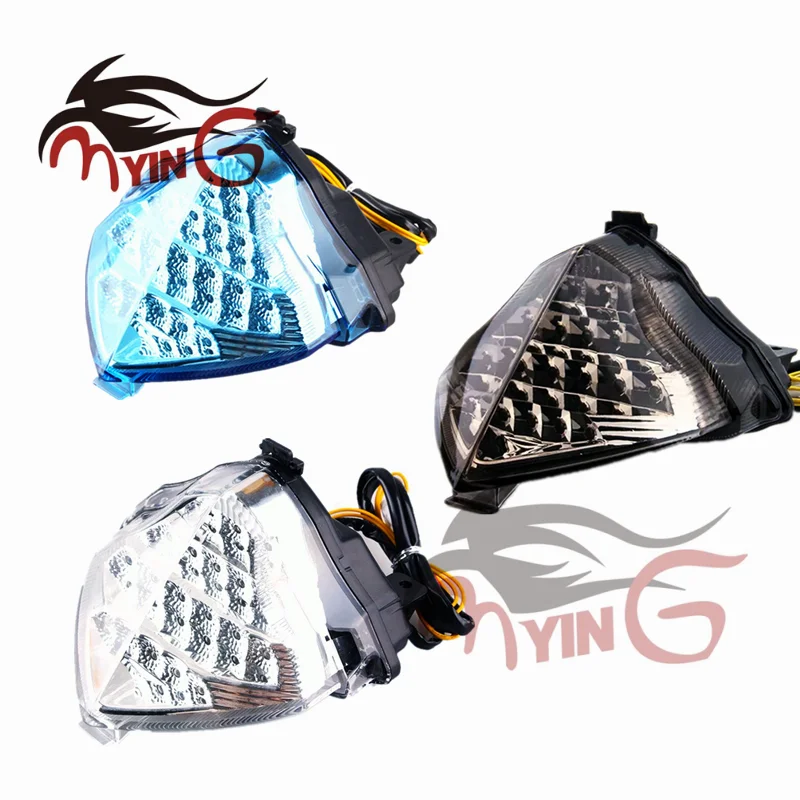 Мотоциклетные Светодиодные интегрированные поворотники задний фонарь для Yamaha YZF