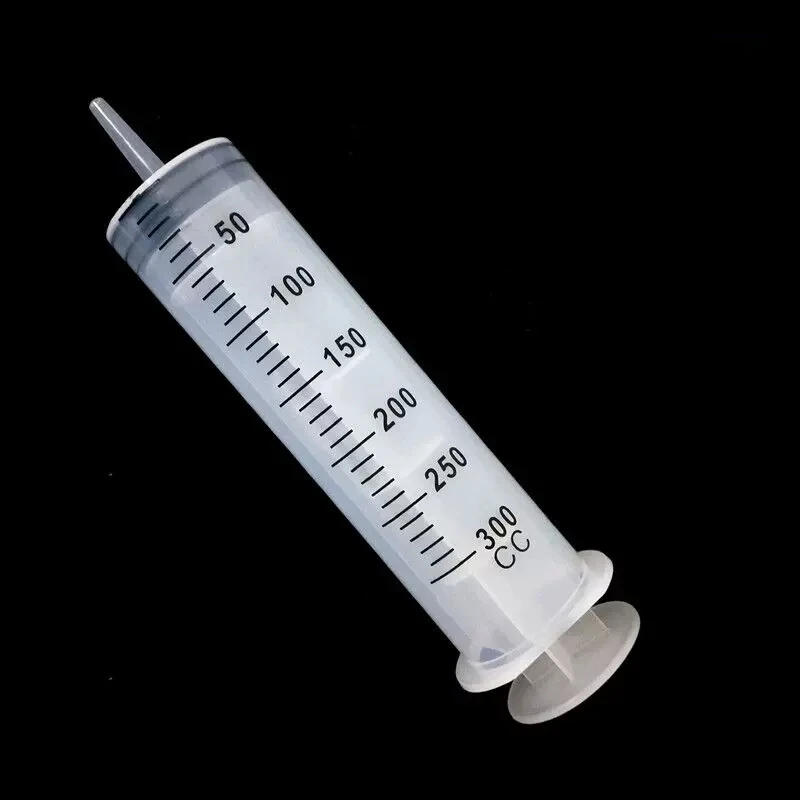 

300ml Plastic Large Irrigation Syringe with Catheter Tip For Labs Hydroponics Pets Cubs Nutrient Syringe Feeding Syringe