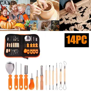 

14 pcs/set Pro Vegetable Food Fruit Engraver Kitchen Carving Tool Kit new