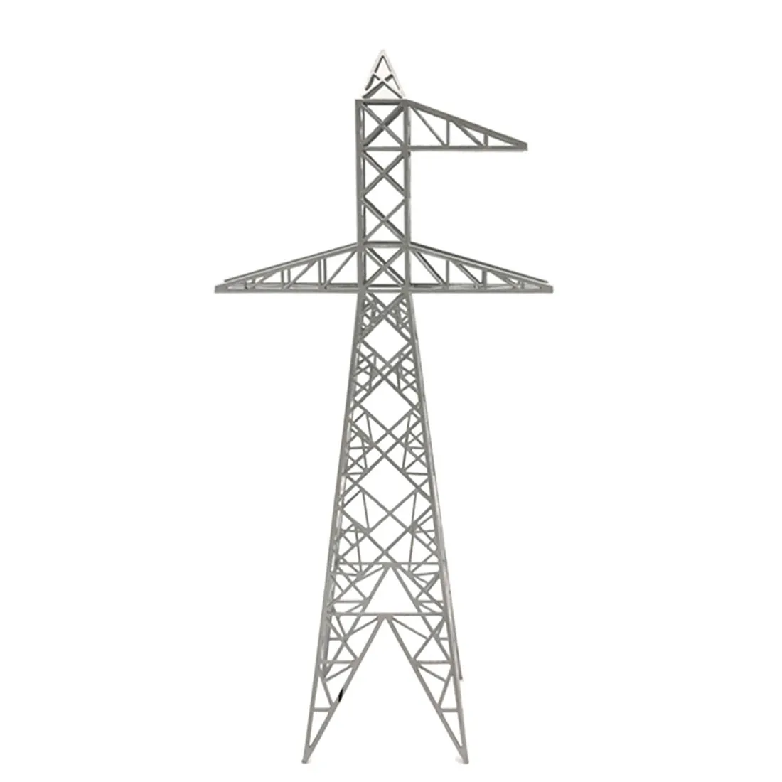 

30 X 7 X 7cm Sand Table Power Tower Model Transmission Tower Tower Model Early Educational Toy Gift For Kid Adult- Silver Grey