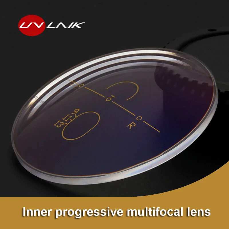 

UVLAIK Refractive index 1.56 1.61 1.67 Progressive Multifocal Lens for Prescription Glasses Anti Blue Light Myopia Optical Lens