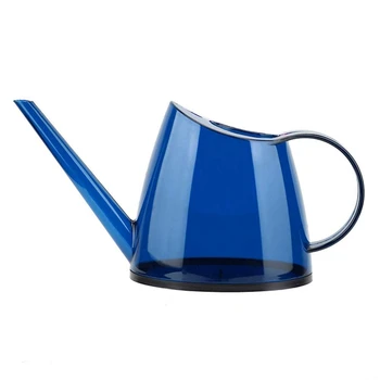 

Fashionable Uncovered Garden Sprayer with Long-Spout Candy-Colored Watering Can 1.4L(Blue)