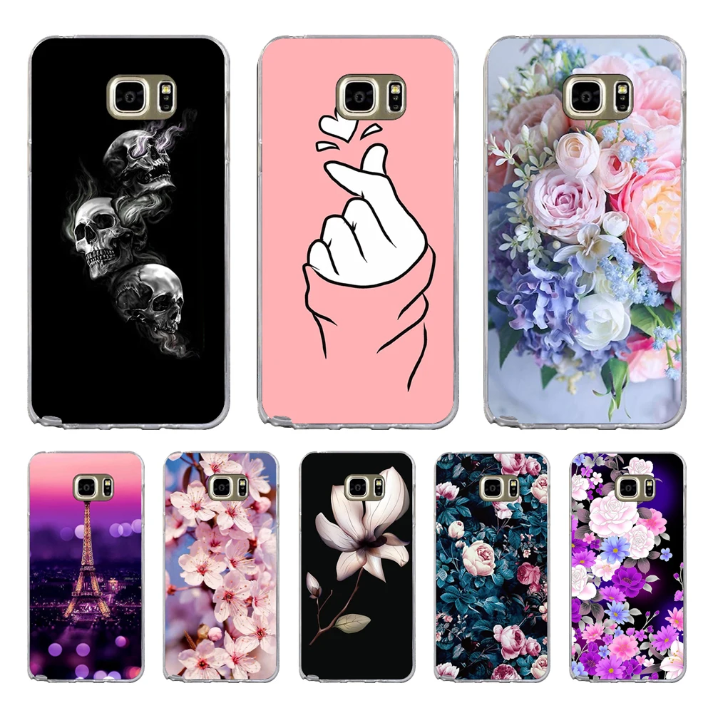 Case For Samsung Galaxy Note 5 3D Soft Silicone Cover Note5 Coque | Мобильные телефоны и аксессуары