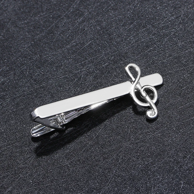Find Me Zircon Tie Clips for Men Gift Geometric Simple Alloy Tie Clips Jewelry Fashion Suit Accessories Wholesale - Окраска металла: 8