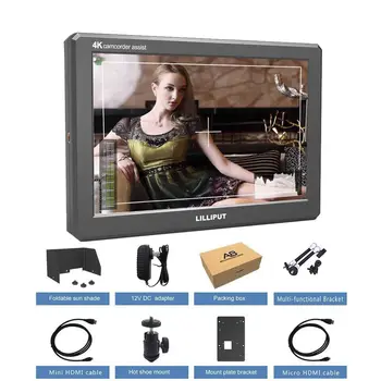 

LILLIPUT A8 A8S(with SDI) 8.9 Inch 350nit 3G-SDI Mini HDMI Monitor 3D-LUT Camera Field Monitor 4K HDMI 1920X1200 DSLR Camrea