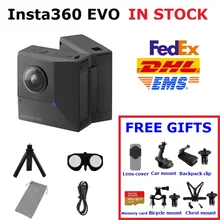 Insta360 EVO 3D VR Insta360 One X камера F2.2 180 5,7 K видеокамера для iPhone XS Max XR X 8 7 6 серия