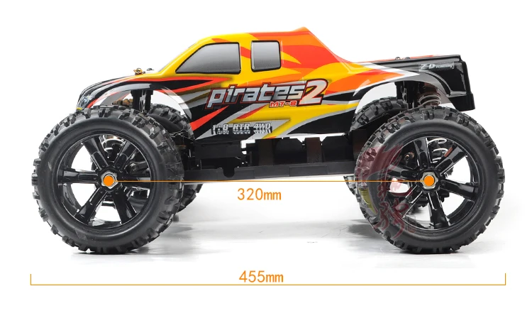 9116 комплект версии 1/8 весы 4WD монстр грузовик без электронных частей