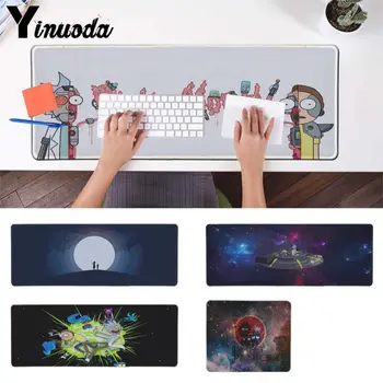 

Yinuoda Rick and Morty space mouse pad gamer play mats Big Promotion Anime Mouse Pad Notbook Computer Gaming Pad mouse