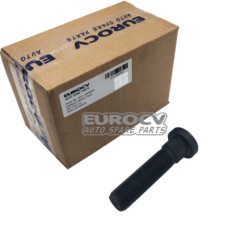 Spare Parts for Scania Trucks SCE 1868668 Wheel Stud 10 Pcs In One Box 96mm