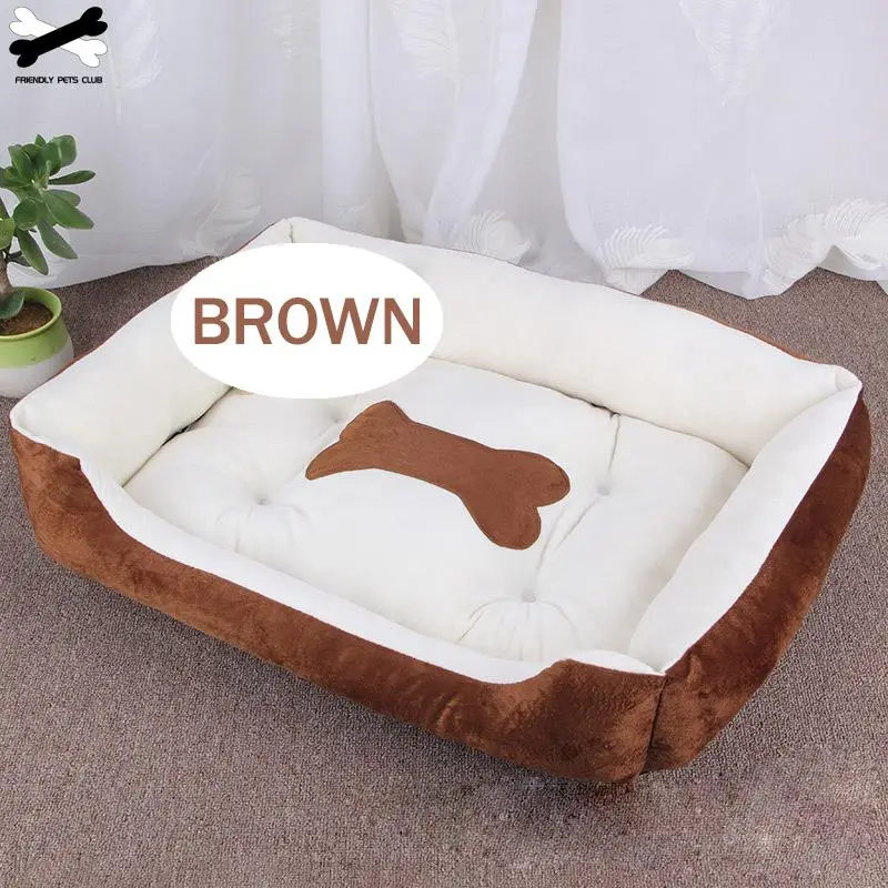 Bone Pet Bed Large House For Large Dog Puppy Kennel Waterproof Cat Litter Nest Warm Pet Supplies bed linen Bone Pet Bed Large House For Large Dog Puppy Kennel Waterproof Cat Litter Nest Warm Pet Supplies bed linen