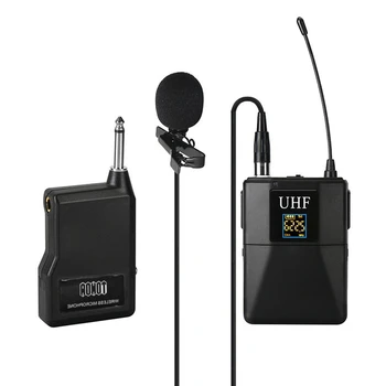 

UHF Microphone Professional Wireless Microphone System Receiver+Transmitter for Camcorder Recorder Microphone