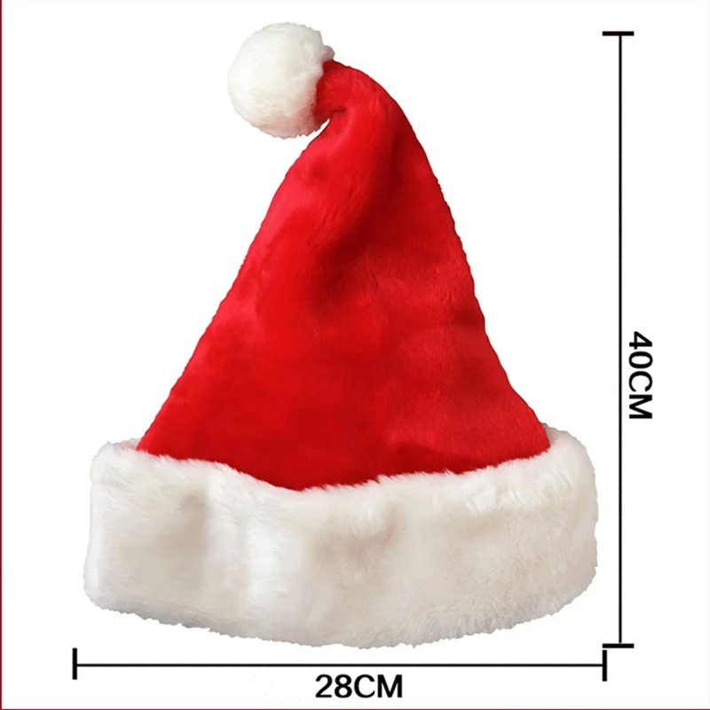 New Year Christmas Hat Adults Kids Christmas Decorations for Home Xmas Santa Claus Gifts Navidad Decor Winter Caps