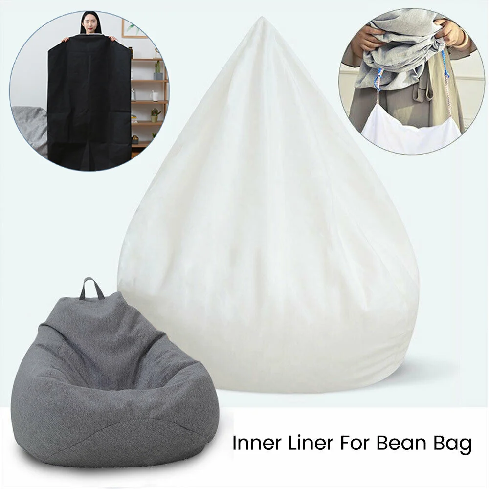 Stocking bag inner liner for bean bags net for beanbag filling