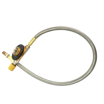 

Stove Valves Connector Outdoor Camping Stove Gas Refill Fuel Valve Connector Gas Extension Pipe Tube for Stove Accessory