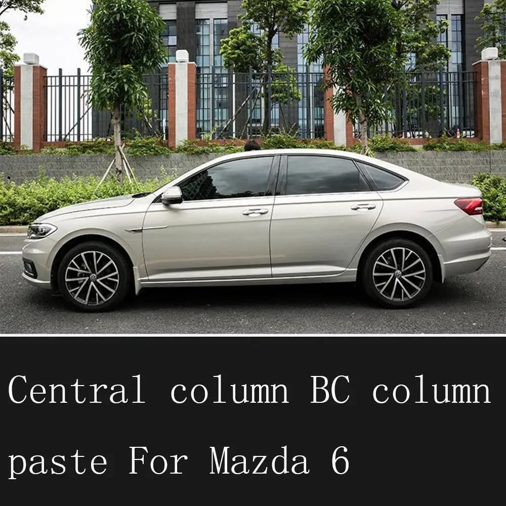 6 шт. оконная стойка стойки украшение накладка молдинг подходит для Mazda 6 2004- для MAZDA 6 полосы