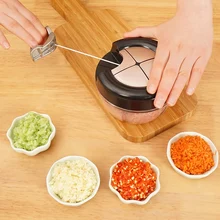 2019Kitchen Set Manual Food Chopper Household Vegetable Choppers Shredder Multi-function Food Processor Meat Machine Crusher penghui multi function household manual food processor meat grinder white orange