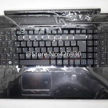 Подставка для ноутбука и клавиатура для samsung RF710 RF711 Франция FR Италия это Бразилия BR Корея КР тачпад без подсветки черный