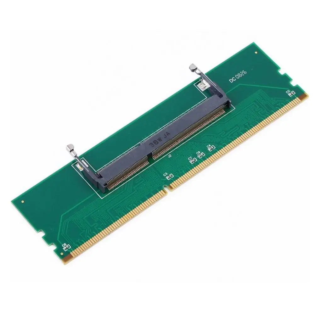 notebook memória ram para desktop cartão adaptador conector de memória portátil pinos para desktop pinos dimm adaptador