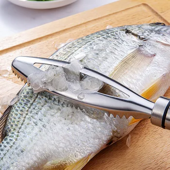 

Stainless Fish Scales Scraping Graters Fast Remove Fish Cleaning Peeler Scraper Fish Bone Tweezers Kitchen Accessories Gadgets