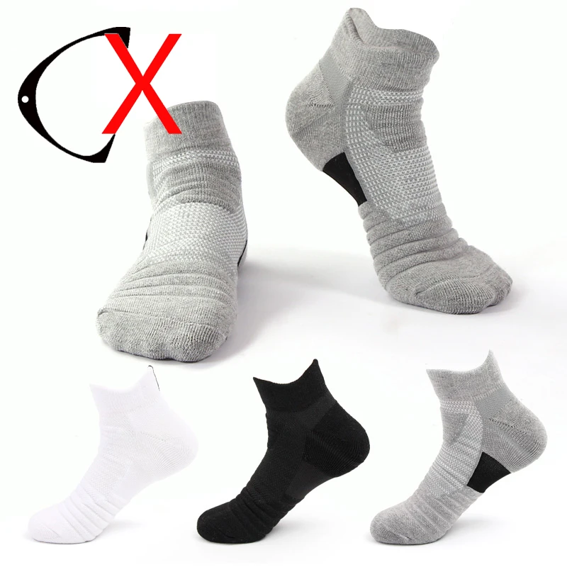 

[CX] upgrade Men Thermal Sports Socks Cotton Cycling Basketball Running Winter Hiking Basket Tennis Ski Man calcetines ciclismo