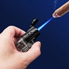 HONEST 2022 New  Cigarette Lighter Torch Turbo Lighter Gas Lighters Jet Unusual Lighters Flints Butane Smoke Gadgets For Men ► Photo 3/6