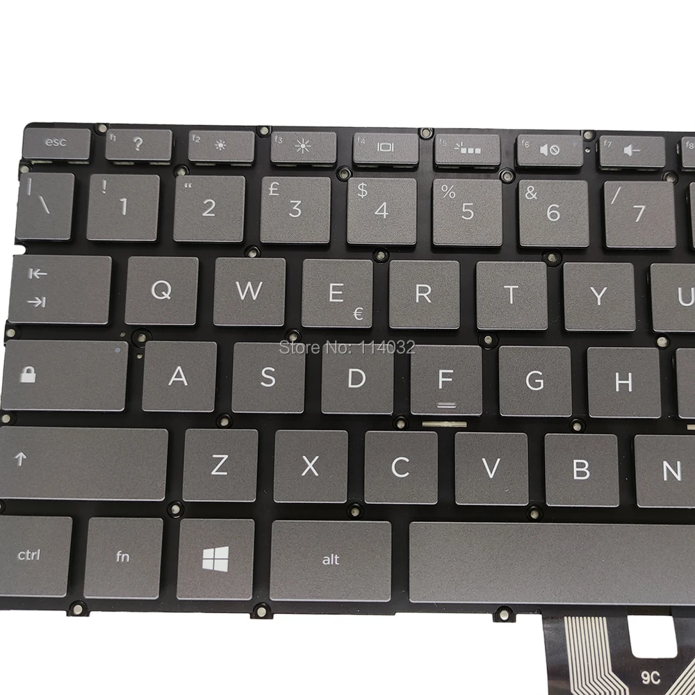 Teclado Retroiluminado para Laptop para hp Spectre Eua Inglês it Italiano hp Spectre X360 13w 13-aw Ae000 13-w030 W010 13-ad000 13-ad 9z.necbq.20e - Imagem 2