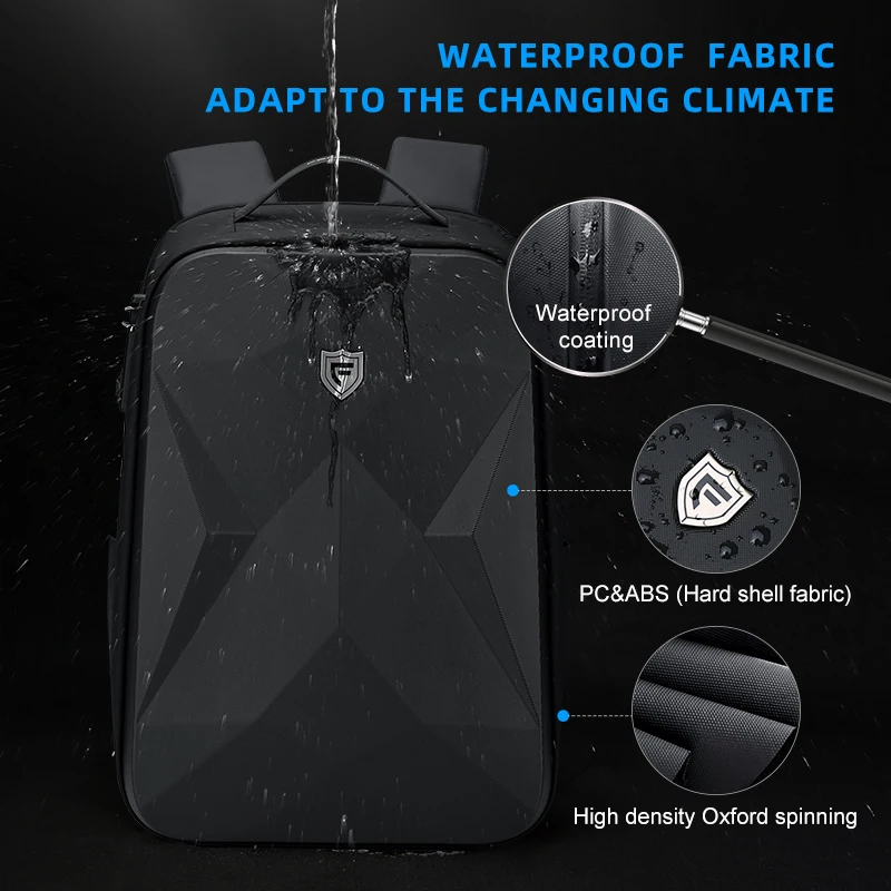 Fenruien New Men Backpack Fashion Waterproof School Travel Bag Backpack Anti-Theft Business Backpacks Fit For 17.3 Inch Laptop 6