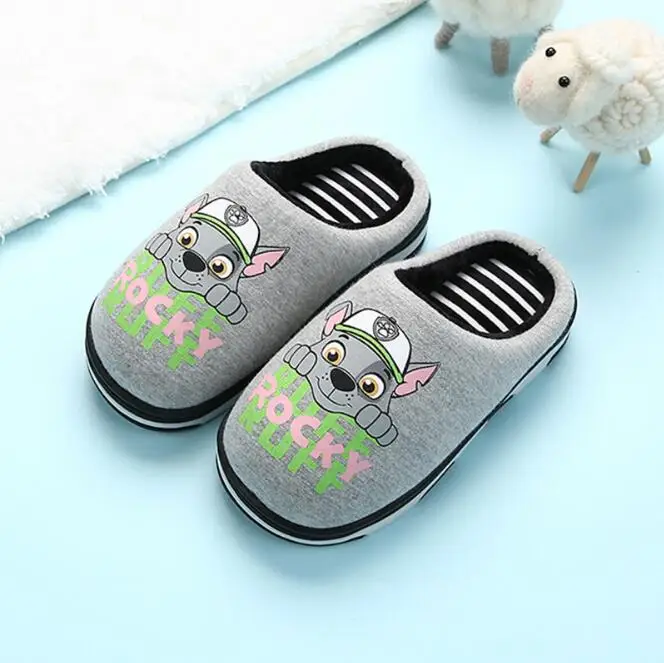 1PCHot koop Echt poot patrouille kinderen schoen детские тапочки осень зима Щенячий патруль hond skye marshall rubble kidskinderen - Цвет: 1975-GY