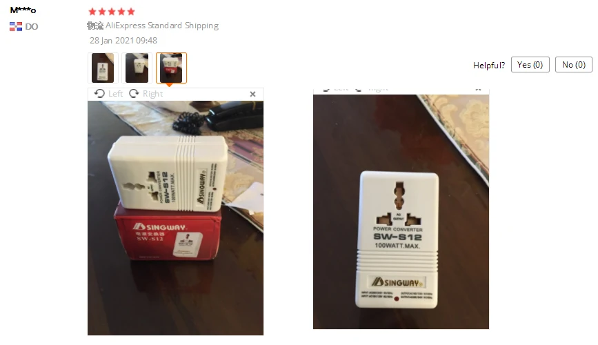 Description Picture 3 of itemSW-S12 100W 110V/120V to 220V/240V Step-Up Down Voltage Transformer Converter Travel Dual Channel Power Converter Adapter