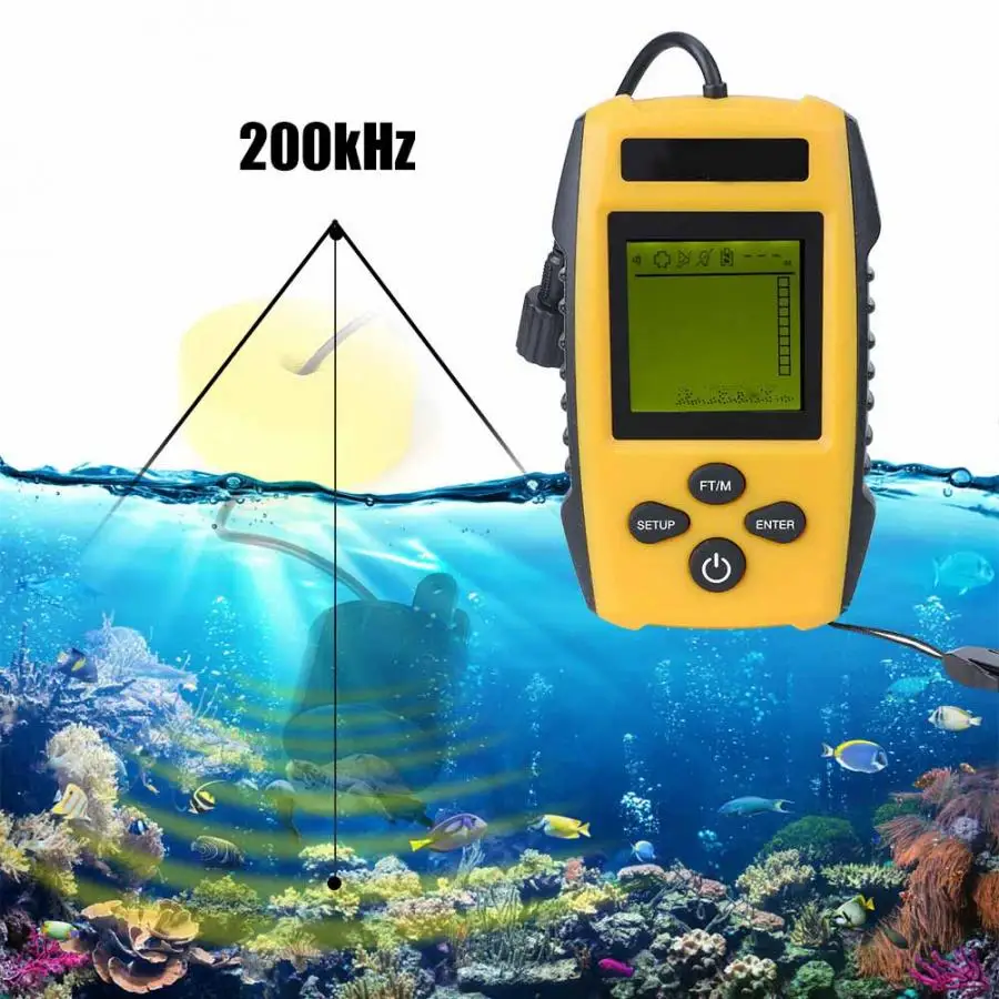 Рыболокатор гидролокатор сенсор эхолот для рыбалки TL88E портативный рыболокатор снасти гидролокатор сенсор эхолот