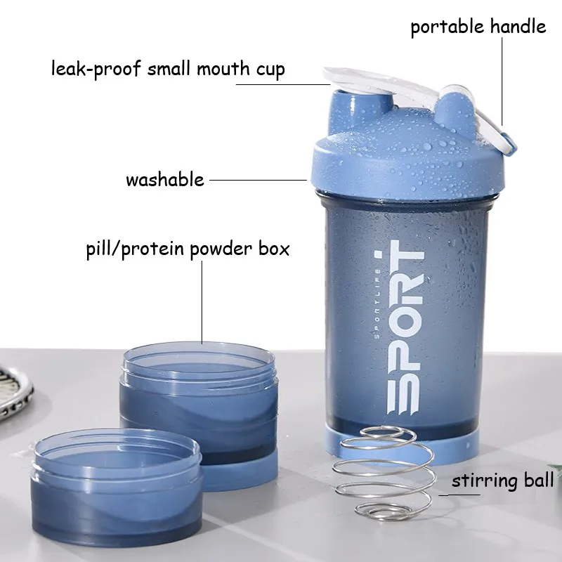 Generic Protein Powder Shaker Milk Shake Plastic Cup For Fitness